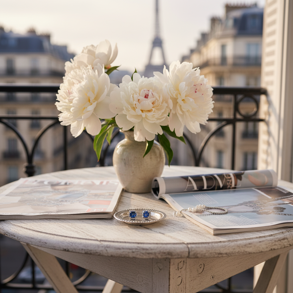 The "Royal Depth" Cushion Sapphire & Diamond Halo Studs