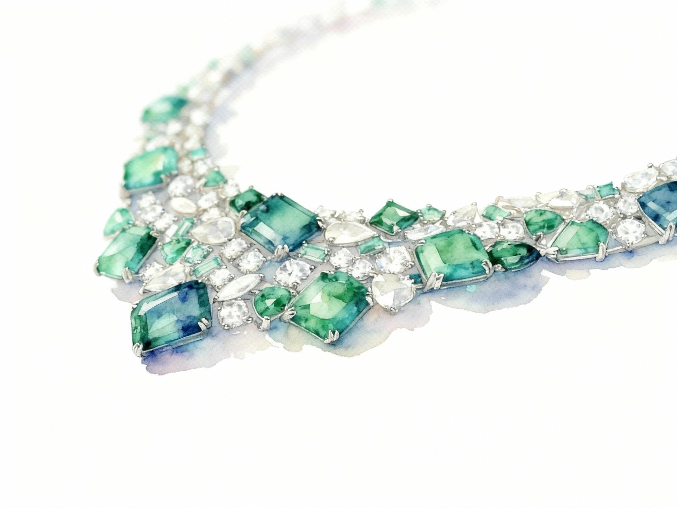 Breathtaking Emerald and Diamond Grandeur Necklace