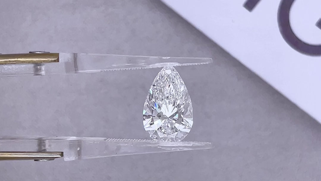 CVD LG720526645 3.00CT D VVS2 PEAR EX EX