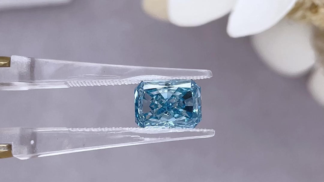 CVD LG644497597 1.97CT BLUE VSI RAD VG VG