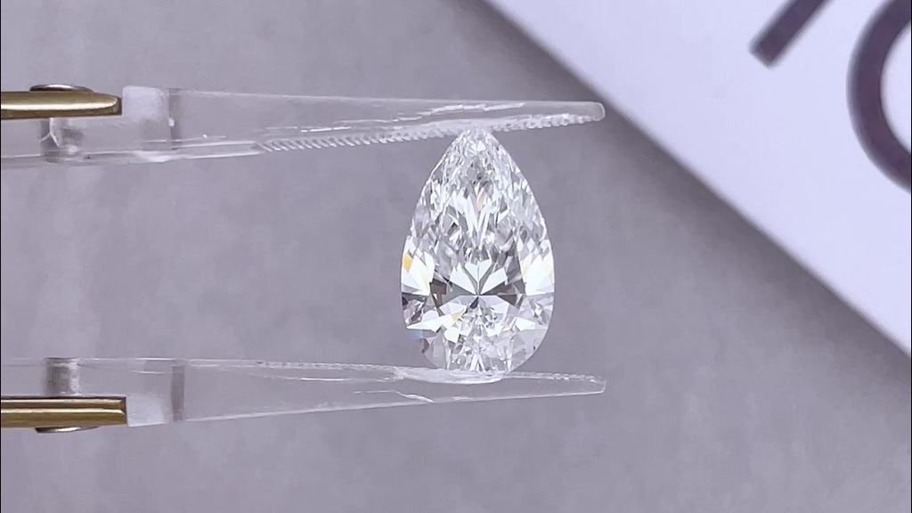 CVD LG717550848 3.08CT D VS1 PEAR EX EX