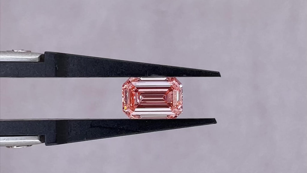 CVD LG591364131 1.59CT PINK VS1 EMERALD EX EX